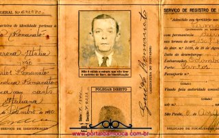 Passaporte de Guido Romanato - cedido por Edgard A. Romanato