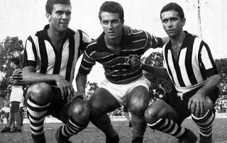 Lélo no Santa Cruz, de Recife, em 1964 diante do Treze da Paraíba