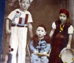 Walter (à esquerda) e seus irmãos Wilson e Wilma Arquivo de Walter Silva 